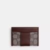 Picture of Coach Signature Jacquard Essential Card Case - Oak Maple