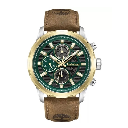 Picture of Timberland Green Dial and Dark Brown Strap Watch