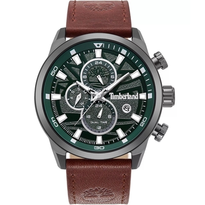 Picture of Timberland Green Dial and Dark Brown Strap Watch