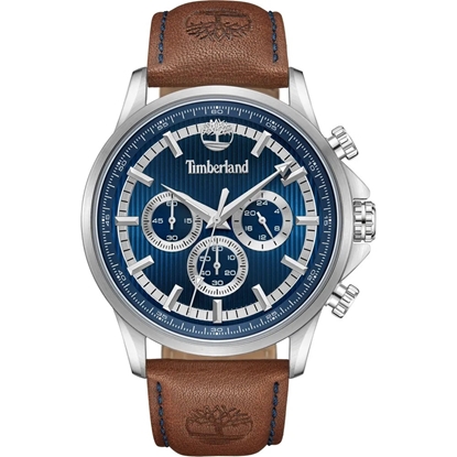 Picture of Timberland Blue Dial and Brown Strap Watch