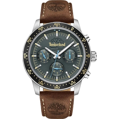 Picture of Timberland Grey Dial and Dark Brown Strap Watch