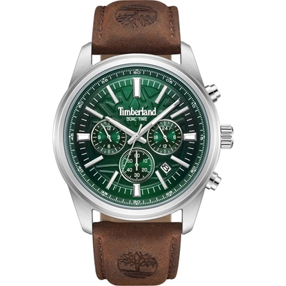 Picture of Timberland Green Dial and Dark Brown Strap Watch