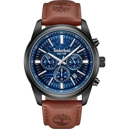 Picture of Timberland Blue Dial and Brown Strap Watch