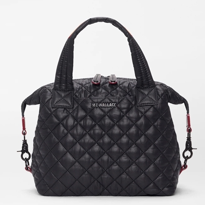 Picture of MZ Wallace Small Sutton Deluxe - Black