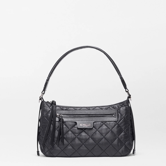 Picture of MZ Wallace Small Park Shoulder Bag - Black