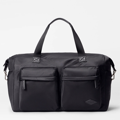 Picture of MZ Wallace Large Bleecker Travel Duffle - Black
