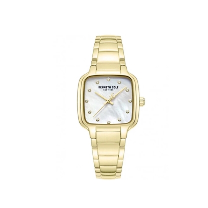 Picture of Kenneth Cole NY Gold-Tone Bracelet & MOP Dial Watch