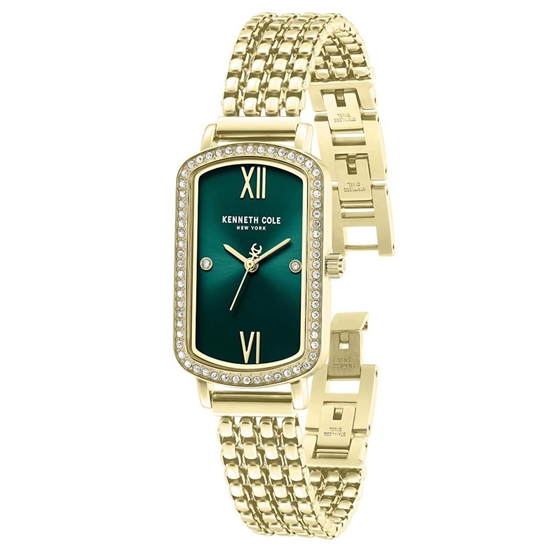 Picture of Kenneth Cole NY Ladies' Green Dial & Gold Bracelet Watch
