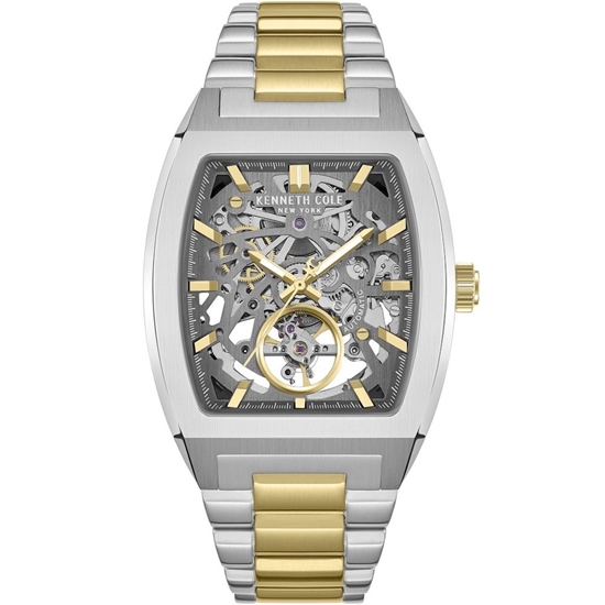 Picture of Kenneth Cole NY Men's Two Tone Bracelet & Gunmetal Dial Watch