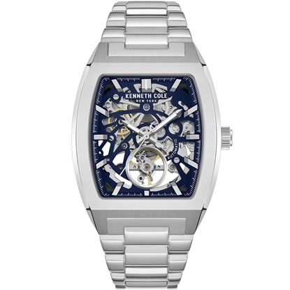 Picture of Kenneth Cole NY Men's Silver Bracelet & Blue Dial Watch