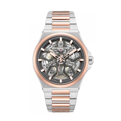 Picture of Kenneth Cole NY Men's Two Tone Bracelet & Gunmetal Dial Watch