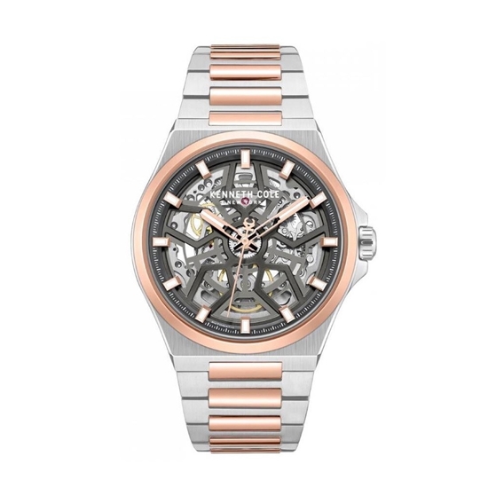 Picture of Kenneth Cole NY Men's Two Tone Bracelet & Gunmetal Dial Watch