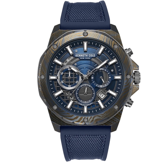 Picture of Kenneth Cole NY Men's Blue Strap & Dial Watch