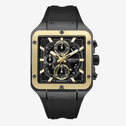 Picture of Kenneth Cole NY Men's Black Strap & Dial Watch