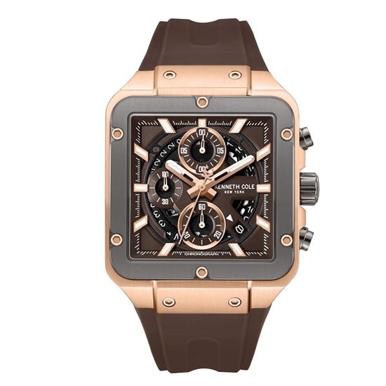 Picture of Kenneth Cole NY Men's Brown Strap & Dial Watch