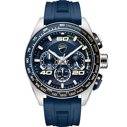 Picture of Ducati Men's Chrono Watch with Blue Dial & Strap