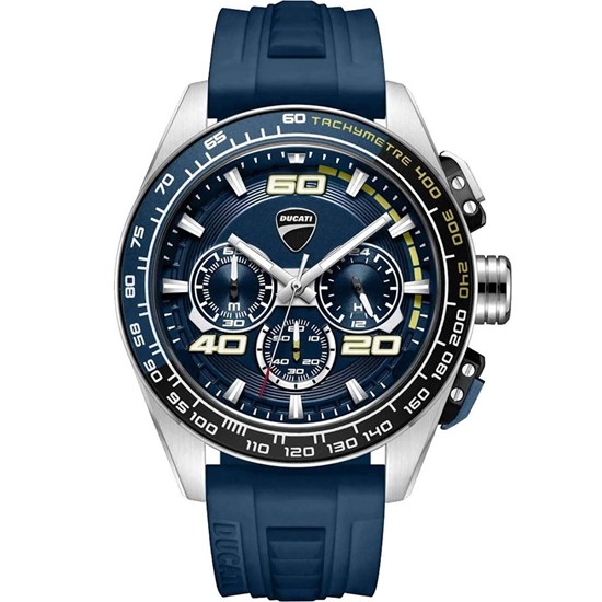 Picture of Ducati Men's Chrono Watch with Blue Dial & Strap
