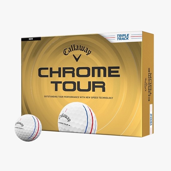 Picture of Callaway Chrome Tour Triple Track Golf Balls - 2 Dozen
