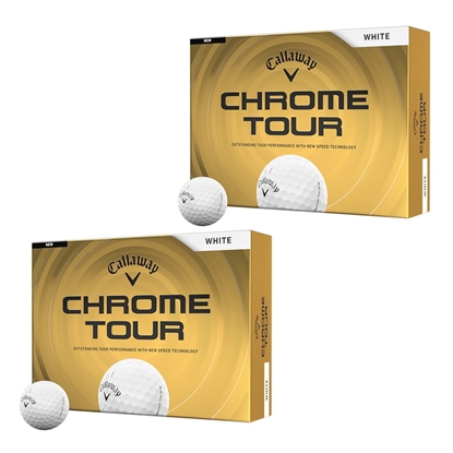 Picture of Callaway Chrome Tour Golf Balls - 2 Dozen