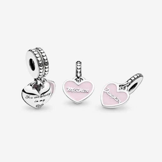 Picture of Pandora® Mother & Daughter Hearts Dangle Charm