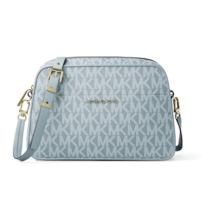 Picture of Michael Kors Jet Set Sig. Small Camera Crossbody - Chambray