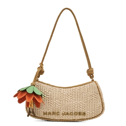 Picture of Marc Jacobs Summer Woven Charm Shoulder Bag - Natural