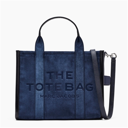 Picture of Marc Jacobs The Medium Tote - Navy Suede