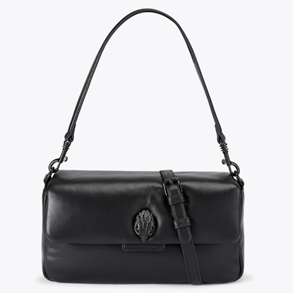 Picture of Kurt Geiger Leather Oxford Bag - Black