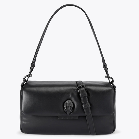 Picture of Kurt Geiger Leather Oxford Bag - Black