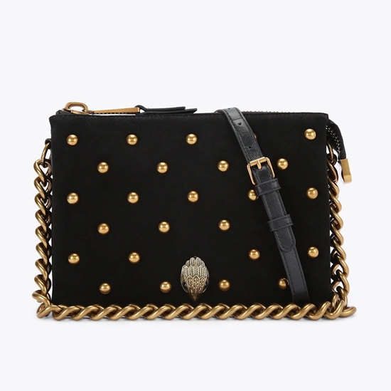 Picture of Kurt Geiger Kensington Triple Puff Pouch Stud - Black/Comb