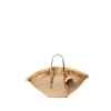 Picture of Michael Kors Isla Small Fan Tote - Natural/Peanut