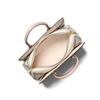 Picture of Michael Kors Laila Medium Satchel - Soft Pink/Light Cream/Fawn