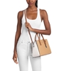 Picture of Michael Kors Laila Medium Satchel - Peanut Multi