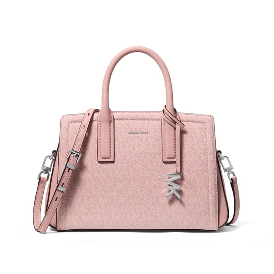 Picture of Michael Kors Laila Small Satchel - Smokey Rose