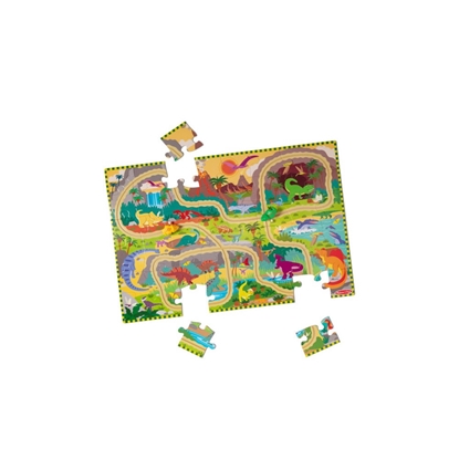 Picture of Melissa & Doug Dinosaur Chase Track Floor Puzzle