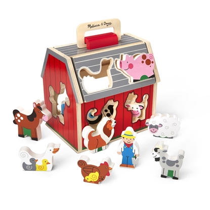 Picture of Melissa & Doug Take Along Sorting Barn