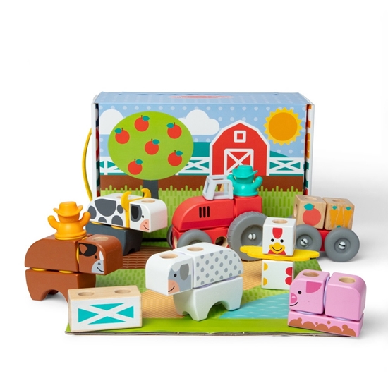 Picture of Melissa & Doug Blockables Farm Play Set