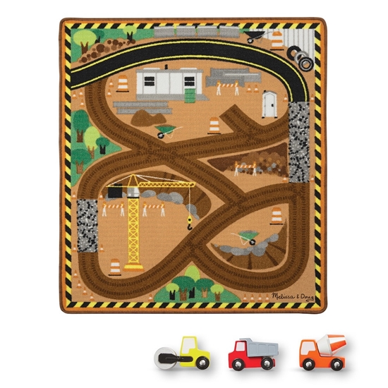 Picture of Melissa & Doug Round the Construction Zone Rug