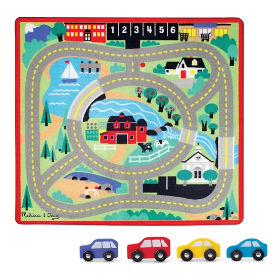 Picture of Melissa & Doug Round the Town Road Rug