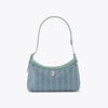 Picture of Kurt Geiger Fabric Kurt Mini Shoulder Bag - Blue/Pale Combo