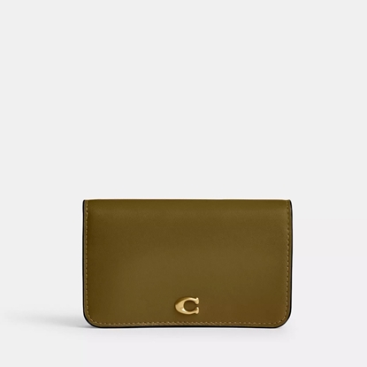 Picture of Coach Essential Slim Card Case - Muted Olive