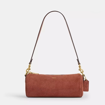 Picture of Coach Suede Barrel Bag - Clay