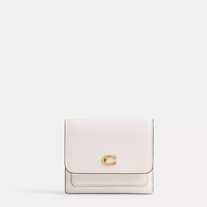 Picture of Coach Mila Small Flap Wallet - Chalk