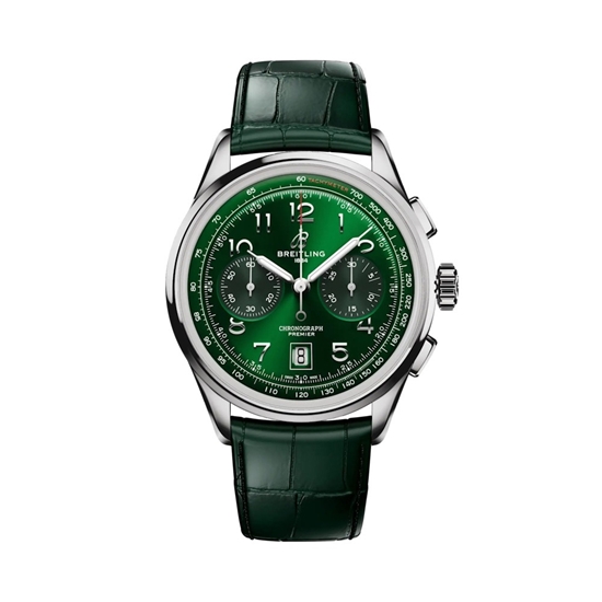 Picture of Breitling Premier B01 Chronograph Watch - Green