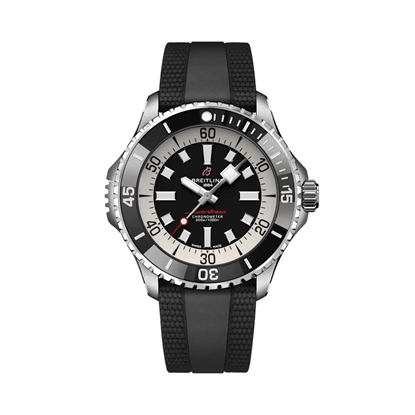 Picture of Breitling Superocean Automatic 46 with Black Dial & Strap