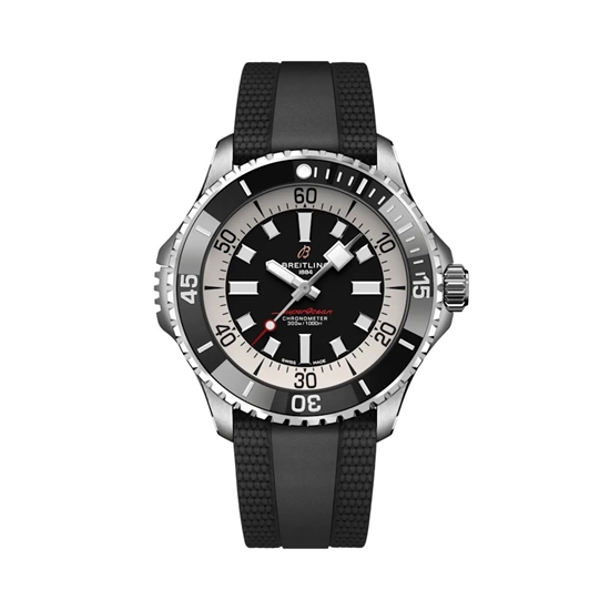 Picture of Breitling Superocean Automatic 46 with Black Dial & Strap