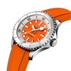 Picture of Breitling Superocean Automatic 36 with Orange Strap