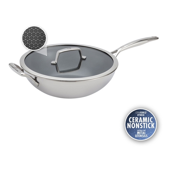Picture of Zwilling Peak 12'' Stainless Steel Dual Performance Wok