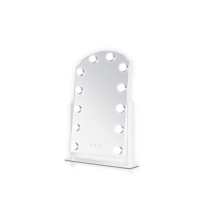 Picture of Zadro Scalloped Edge Hollywood LED Vanity Mirror - White