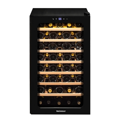 Picture of Wine Enthusiast 50-Bottle Wine Fridge with Beechwood Shelving